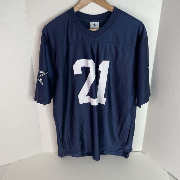 Julius Jones Dallas Cowboys Jersey, Medium, Dark Blue, #21, Retro - Picture 2 of 6